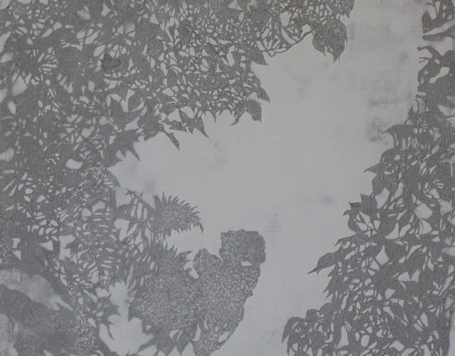 CHIU Chen-Hung, Daylighting 03, 2020, Concrete, black marble, cypress wood, supplementary soil, 60x60x3 cm